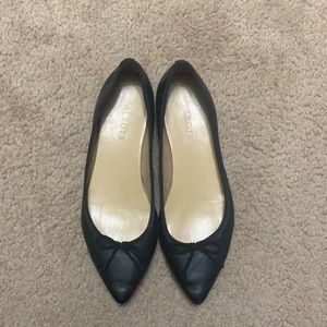 Talbots Black Pointed Toe Flats